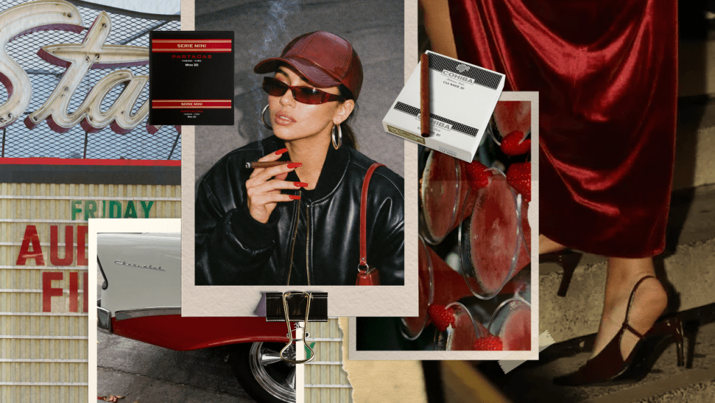 Degustando glamour, Cuban mini cigars, gen z, Hollywood, Partagás Mini, Cohiba White Club